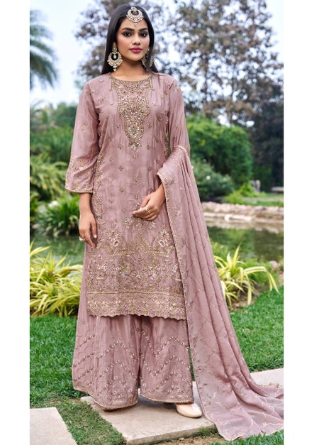 Bilqis B 254 A To D Chinon Embroidery Wholesale Pakistani Salwar Suits In India